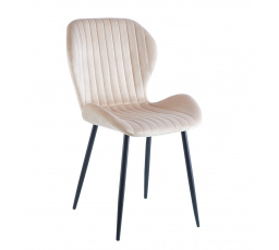 Židle velvet béžová K1-FX