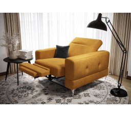 Křeslo MALIBU , relax - žlutá