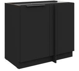 Dolní skřínka SIENA - 105 ND 1F BB, Černá mat/Černá mat