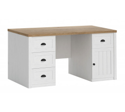 Psací stůl PROWANSJA B1, Borovice Andersen + Dub Lefkas