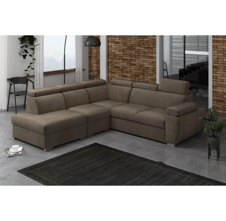 Rohová sedací soustava Bodie II levá hnědá Rohová sedací soustava Bodie II levá hnědá