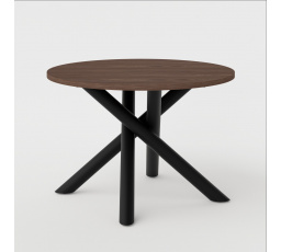 Jídelní stůl Osman kulatý ořech visconsin