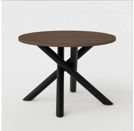 Jídelní stůl Osman kulatý ořech visconsin Jídelní stůl Osman kulatý ořech visconsin