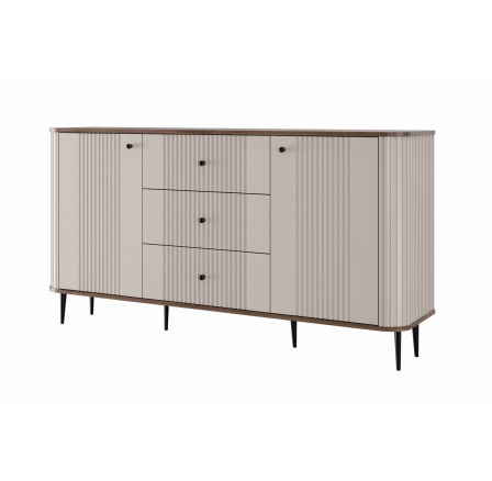 Komoda Vesper, kašmír / ořech / černé nohy Komoda Vesper, kašmír / ořech / černé nohy