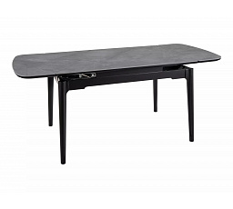 Jídelní stůl SENTO, Šedá / Černá