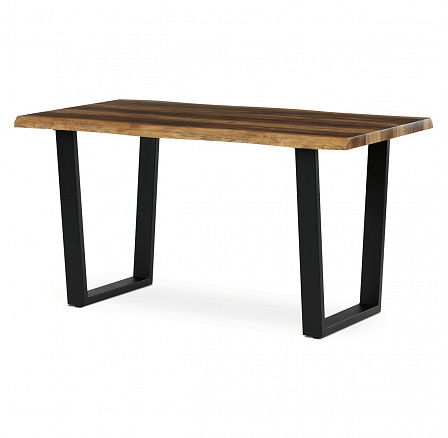 Jídelní stůl 140x80cm, mdf, old wood, HT-F4214 OLW