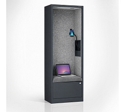 Sally 600mm korpus Antracitový - sedák Šedý