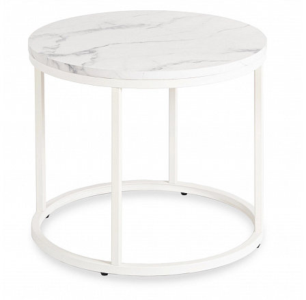 Stolek AGNES Bílý Mramor Stolek AGNES Bílý Mramor