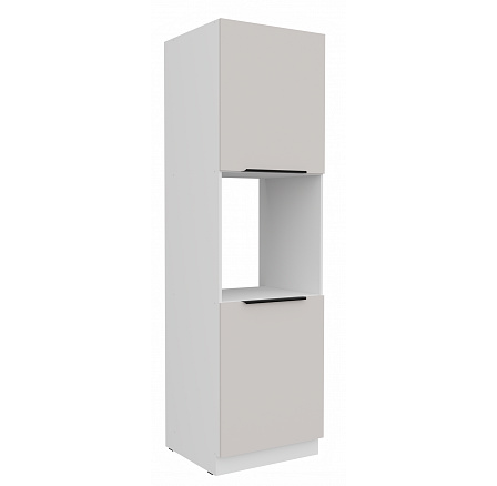 Kuchyňská skříň COMBO - 60 DP-210 2F, Bílá/Kašmír