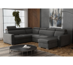 Sedací souprava Petrit U pravá Kronos šedá