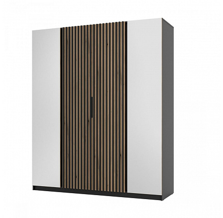 Skříň Keny XIV - černá/dub evoke