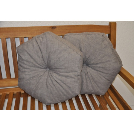 Polštář hvězda šedý set 2 kusy Polštář hvězda šedý set 2 kusy