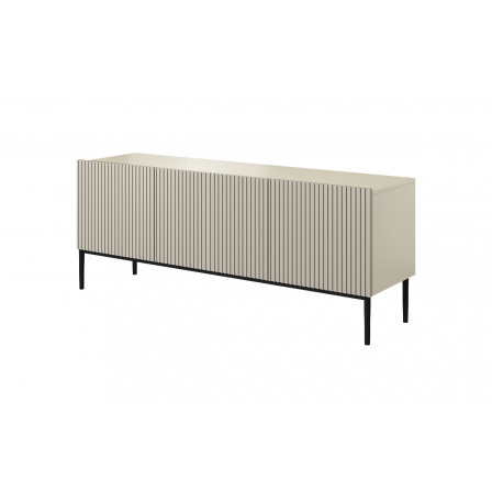 TV komoda Nicole, kašmír / černé nožky