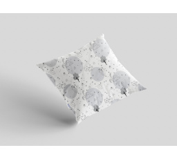 Krepový povlak na polštář 40x40 cm s dětským motivem zvířátka v zahradě