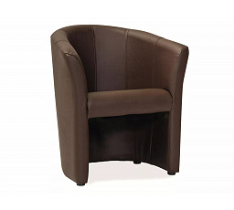 Křeslo TM-1, Hnědá ekokůže EK-18/Wenge