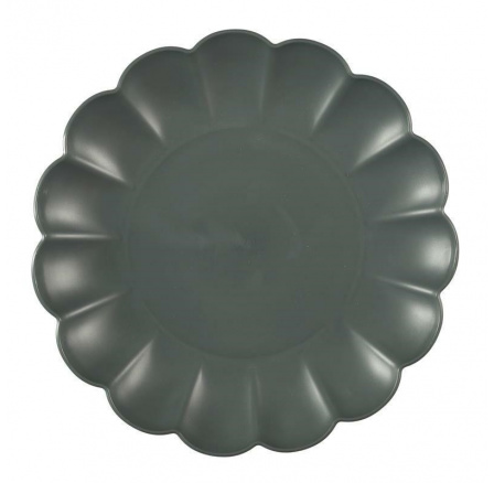 Dezertní talíř Iris 20,5 cm tmavě šedý