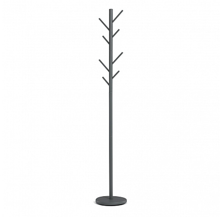 Věšák, kov, šedá, 80001-44 GREY