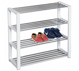 Botník, kov, bílá, 83168-14 WT