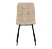 Jídelní židle, béžová, látka vintage, CT-281 CRM3
