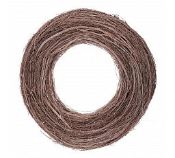 Věnec proutěný - pr. 60 cm, barva hnědá