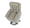 Polohovací křeslo, elektrické kabelové ovládání, béžová, látka, TV-7072 LAN2