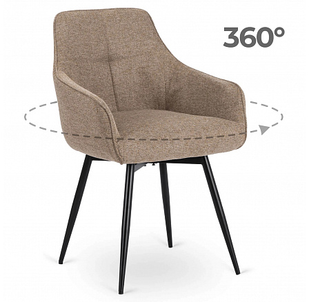 Otočná židle LARISA Béžová