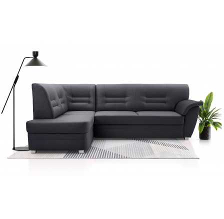 Rohová sedací souprava L Dornia tmavě šedá Rohová sedací souprava L Dornia tmavě šedá