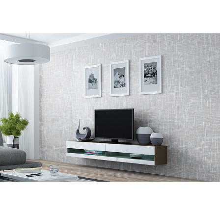 TV komoda VIGO NEW 180, latte / bílý lesk TV komoda VIGO NEW 180, latte / bílý lesk
