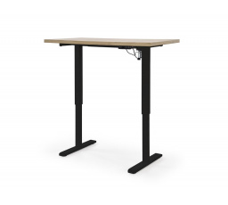 Psací stůl B/54, dub artisan/černá