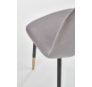 Jídelní židle K379, šedý Velvet