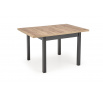 Jídelní stůl TIAGO KWADRAT, Dub craft/Černá