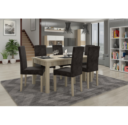 Sada stůl s židlemi RODOS 56 Sonoma