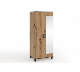 Dvoudveřová skříň se zrcadlem POLA 11 Artisan