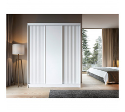 Posuvná skříň BIANCCO III, Bílý Mat 220