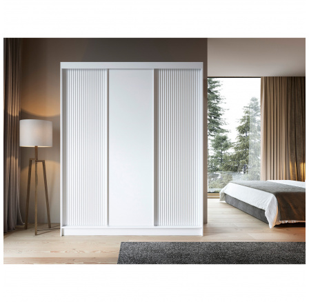 Posuvná skříň BIANCCO III, Bílý Mat 220