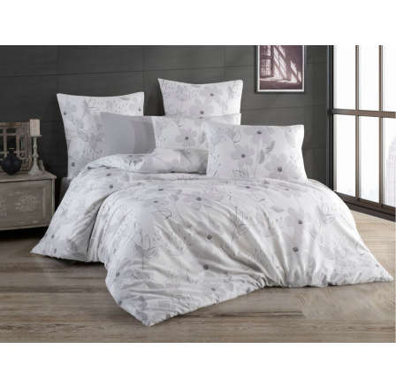 Krepový povlak na polštář Romance grey 50x70 cm