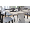 Jídelní stůl TORRE 138, Beton/Bílá