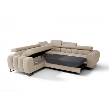 Rohová sedací souprava ASPEN MAX 260x260 cm - levá, volitelný odstín