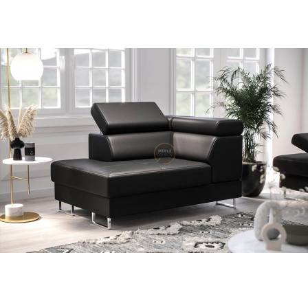 Křeslo lenoška GALAXY přírodní kůže - Levá strana, přírodní kůže - volitelná barva