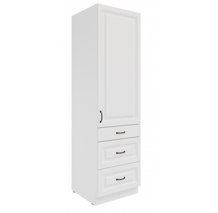 Kuchyňská skříň STELLO - 60 DKS-210 3S 1F, Bílá/Bílá