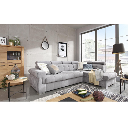 Rohová sedací souprava Amadeus P šedá