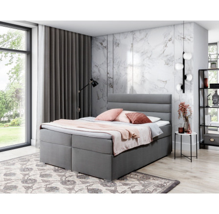 Boxspring postel SOFTY 140x200 cm, Mat Velvet 85 Boxspring postel SOFTY 140x200 cm, Mat Velvet 85