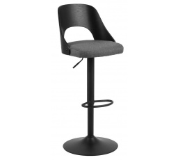 Barová židle Lucy šedá/černá