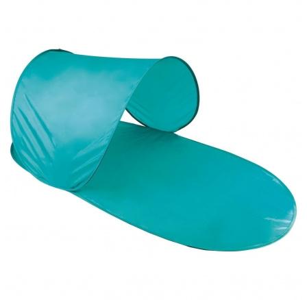 Modrý plážový stan