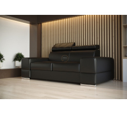 Sofa ROYAL II 225 cm - černá eko kůže