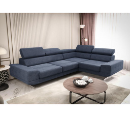 Rohová sedací souprava MILANO II - modrošedá , pravá
