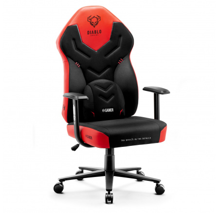 Herní křeslo X Gamer 2.0 Normální velikost, tmavě červené