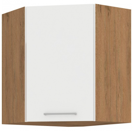 Kuchyňská horní skříňka VEGA GN72-1F, Dub lancelot/Bílý lesk Kuchyňská horní skříňka VEGA GN72-1F, Dub lancelot/Bílý lesk