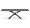 Jídelní stůl SILVESTRO, tmavě šedý