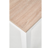 Jídelní stůl KSAWERY, dub sonoma/bílý